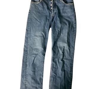 Agolde Blue Wide Leg Jeans